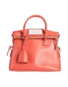 Maison Margiela Woman Handbag Orange Size - Cow Leather, Brass, Zinc, Aluminum, Copper