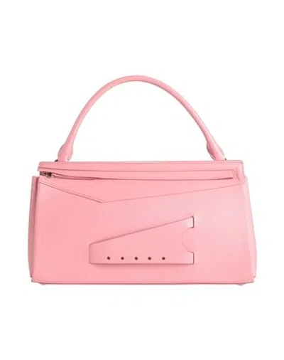 Maison Margiela Woman Handbag Pink Size - Cow Leather, Zinc, Aluminum, Copper, Brass