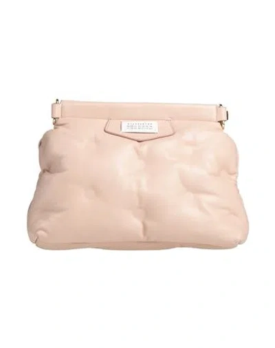 Maison Margiela Woman Handbag Pink Size - Ovine Leather, Cow Leather, Brass, Zinc