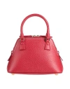 Maison Margiela Woman Handbag Red Size - Soft Leather, Textile Fibers