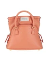 Maison Margiela Woman Handbag Salmon Pink Size - Goat Skin, Cow Leather, Brass, Zinc, Aluminum