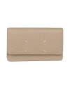 Maison Margiela Woman Handbag Dove Grey Size - Bovine Leather, Brass, Zinc In Beige