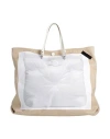 Maison Margiela Glam Slam Trompe L'oeil-print Tote Bag In Beige