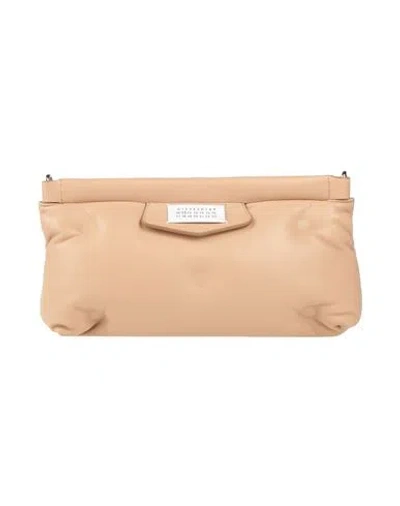 Maison Margiela Woman Handbag Sand Size - Soft Leather In Beige