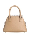 Maison Margiela Woman Handbag Sand Size - Soft Leather, Textile Fibers In Beige