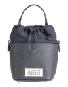 Maison Margiela Blue 5ac Small Bucket Bag In Blue