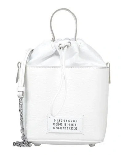 Maison Margiela Woman Handbag White Size - Bovine Leather