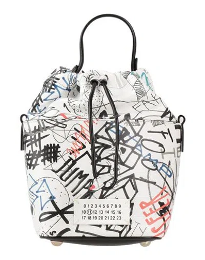Maison Margiela Woman Handbag White Size - Bovine Leather, Ovine Leather