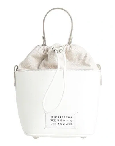 Maison Margiela Woman Handbag White Size - Cow Leather