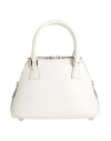 Maison Margiela Woman Handbag White Size - Soft Leather, Textile Fibers
