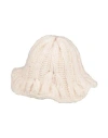 Maison Margiela Woman Hat Light Pink Size L Acrylic, Alpaca Wool, Polyamide, Polyester In Pink
