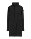 Maison Margiela Woman Overcoat & Trench Coat Black Size 6 Cotton, Polyamide