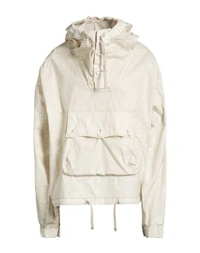 Maison Margiela Woman Jacket Ivory Size 4 Cotton, Polyurethane In White