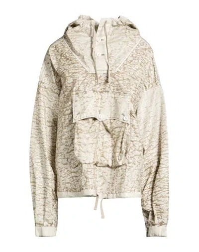 Maison Margiela Woman Jacket Taupe Size 4 Cotton, Polyurethane In Brown