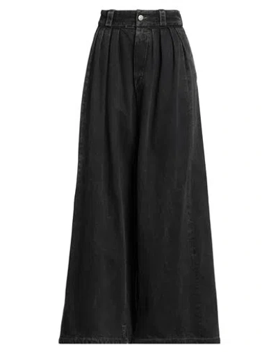 Maison Margiela Woman Jeans Black Size 6 Cotton