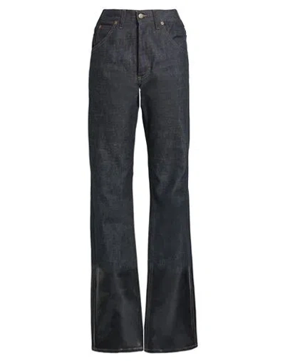 Maison Margiela Woman Jeans Blue Size 27 Cotton