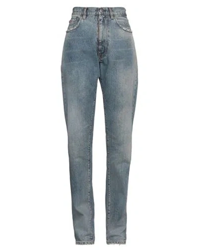 Maison Margiela Woman Jeans Blue Size 29 Cotton