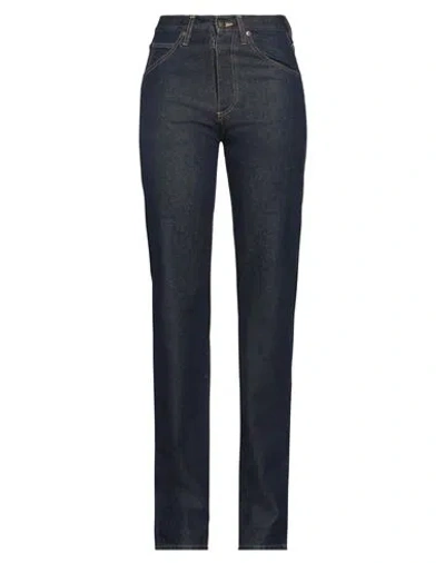 Maison Margiela Woman Jeans Blue Size 30 Cotton