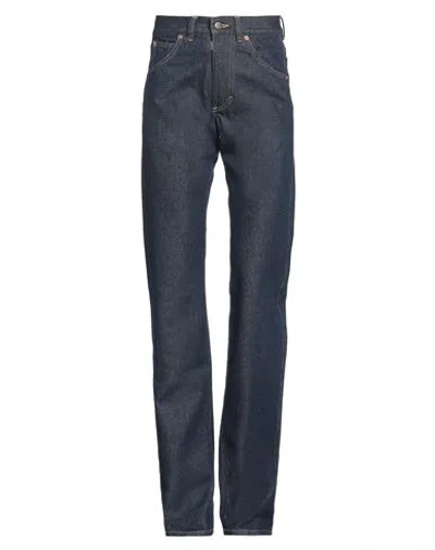 Maison Margiela Woman Jeans Blue Size 32 Cotton