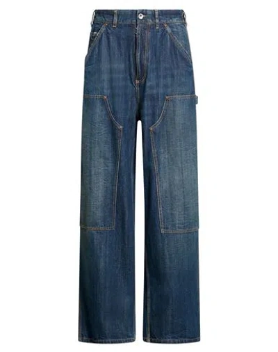 Maison Margiela Woman Jeans Blue Size 4 Cotton