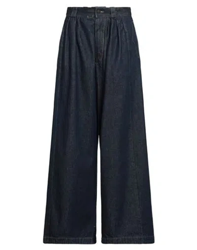 Maison Margiela Woman Jeans Blue Size 6 Cotton