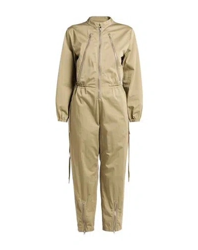 Maison Margiela Woman Jumpsuit Khaki Size 2 Cotton In Gold