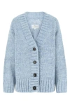 Maison Margiela Chunky-knit Oversize Cardigan In 488m