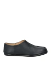 Maison Margiela Tabi Flat Utilitarian Mules In Black