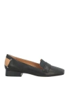 Maison Margiela Woman Loafers Black Size 8 Leather