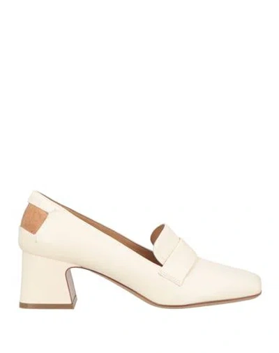 Maison Margiela Woman Loafers Off White Size 8 Leather