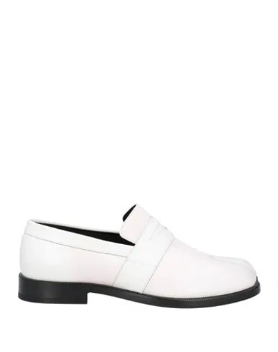 Maison Margiela Woman Loafers White Size 8 Leather
