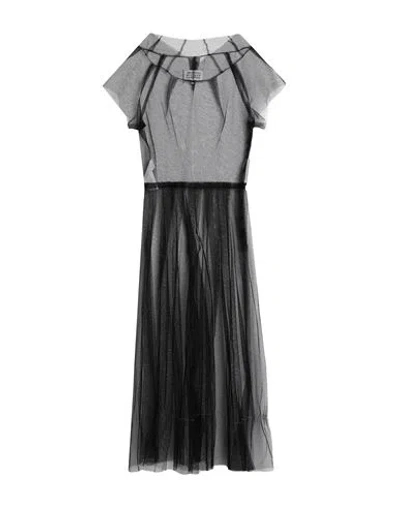 Maison Margiela Woman Long Dress Black Size 0 Polyamide