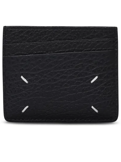 Maison Margiela Woman  Leather Card-holder In Black
