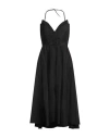 Maison Margiela Woman Midi Dress Black Size 6 Polyamide