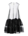 Maison Margiela Flounced Tulle Minidress In Black