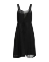 Maison Margiela Woman Midi Dress Black Size 8 Acetate, Viscose, Silk In Black