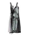 Maison Margiela Woman Midi Dress Lilac Size 6 Silk In Purple