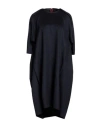 Maison Margiela Woman Midi Dress Midnight Blue Size 6 Virgin Wool In Blue