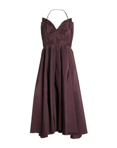 Maison Margiela Woman Midi Dress Plum Size 4 Polyamide In Purple