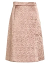 Maison Margiela Woman Midi Skirt Antique Rose Size 4 Acetate In Pink