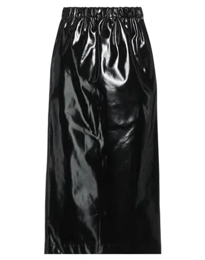 MAISON MARGIELA MAISON MARGIELA WOMAN MIDI SKIRT BLACK SIZE 6 COTTON, ELASTANE
