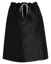 Maison Margiela Moiré-effect Drawstring Skirt In Black