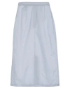 Maison Margiela Woman Midi Skirt Grey Size 8 Polyamide In Grey