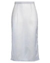 Maison Margiela Woman Midi Skirt Light Blue Size 4 Polyamide