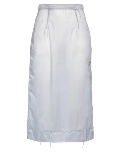 Maison Margiela Woman Midi Skirt Lilac Size 4 Polyamide In Purple