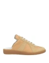 Maison Margiela Woman Mules & Clogs Apricot Size 8 Soft Leather In Orange