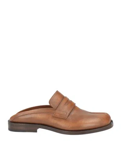 Maison Margiela Woman Mules & Clogs Tan Size 7 Leather In Brown