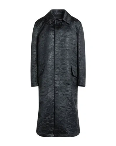 Maison Margiela Woman Overcoat & Trench Coat Black Size 2 Polyester In Multi