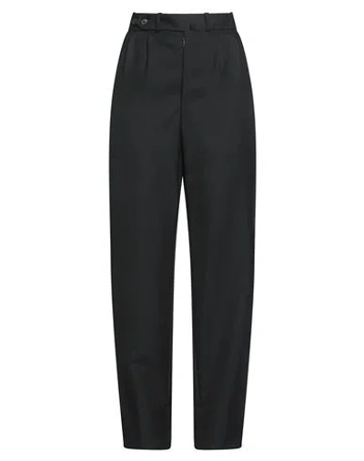 Maison Margiela Woman Pants Black Size 4 Wool, Mohair Wool