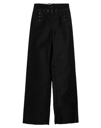 Maison Margiela Woman Pants Black Size 6 Cotton